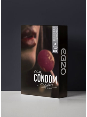 EGZO Oral condom CHOCOLATE 3pc