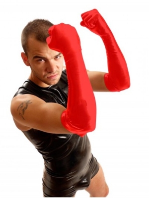 Fist Elbow Gloves Red - Taille