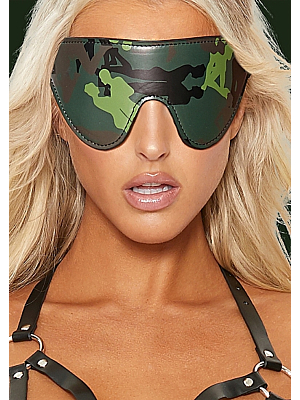 Eye-Mask - Army Theme - Green

