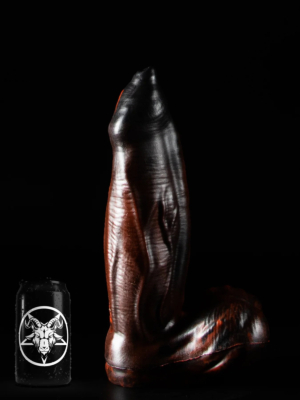 Mammon Beast Huge Silicone Dildo with Balls XXL - Twisted Beast