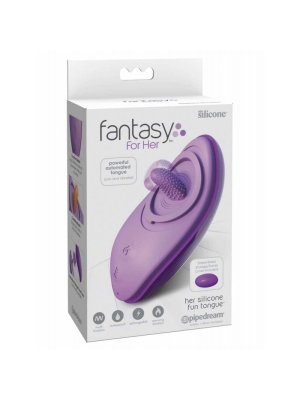 Fantasy For Her Her Silicone Fun Tongue - Purple