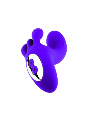 Feelztoys Trivibe G-Spot Vibrator with Clitoral & Labia Stimulation (Purple)