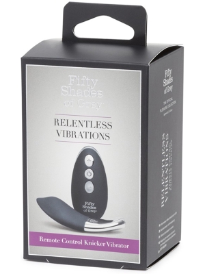 Fifty Shades of Grey Relentless Vibrations Remote Control Panty Vibe Black