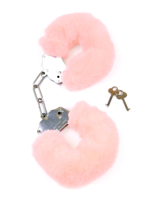 Furry Cuffs Light Pink