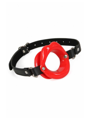 Mouth Gag with Red Mouth Opener - Fetish BDSM Toy