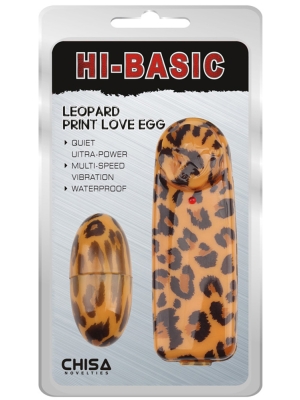 Leopard Print Love Egg
