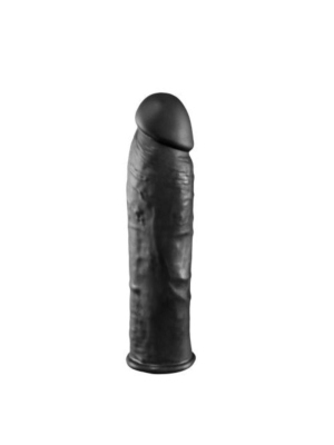 Orgasm Generator vibrating phallic Penis Sleeve sheath Black