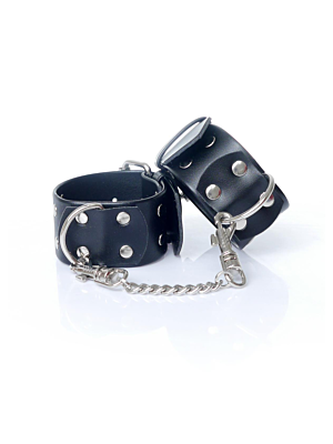 Handcuffs with studs 4 cm (Vegan Leather)