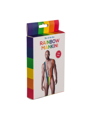 Men's swimsuit rainbow mankini pride