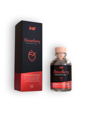 Intt - Hot Effect Strawberry Flavor Massage Gel 30ml