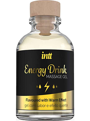 intt Massage Gel Flavoured with Warm Effect Energy Drink 30ml
