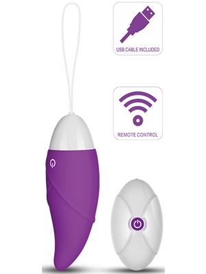 IJOY - Wireless Remote Control Rechargeable Egg Purple