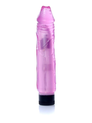Juicy Jelly Multispeed Realistic Vibrator 22 cm - Pink 