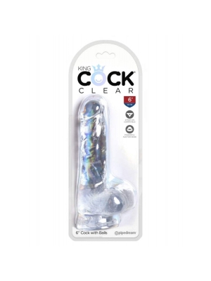 Realistic Dildo King Cock With Balls And Suction Cup