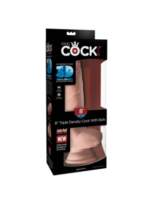 Pipedream King Cock Plus - Triple Density Penis with Balls 24 cm