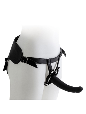 Kiotos Women's Harness with Black Dildos (3 pcs)