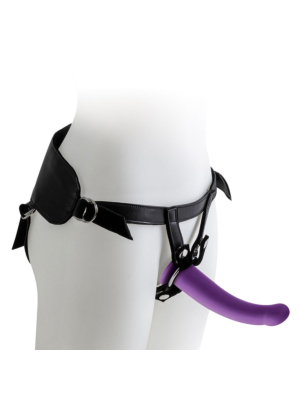 Kiotos Harness with Purple Dildo - Size L