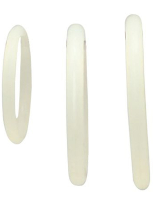 Timeless Silicone Cock Rings (3 pcs, White) - Toyz4Lovers