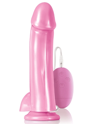 Lollies Sugardaddy Realistic Vibrator 20 cm (Pink) - NS Novelties