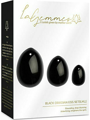 La Gemmes - Yoni Egg Black Obsidian (S)