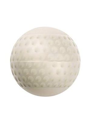 White masturbator ball-Linx Geo Stroker Ball