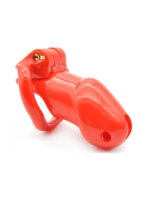 Lock Up Chastity Cage 9.4 x 3.2 cm - Red