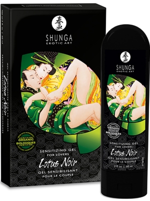 Shunga Erotic Art Lotus Noir Gel For Lovers 60ml