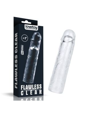 LovetoyFlawless Clear Penis Sleeve Add 1''