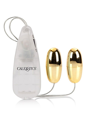 Calexotics Pocket Exotics Vibrating Double Gold Bullets
