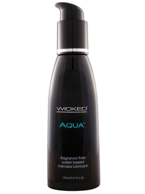 Wicked Sensual Care Aqua Waterbased Black 120ml