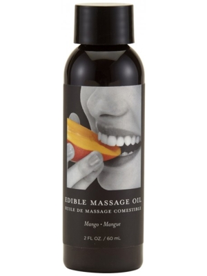 Earthly Body Edible Massage Oil Mango Passion Transparent 60ml