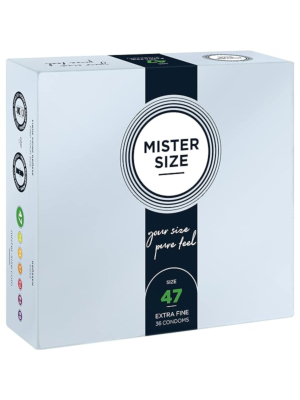 Mister Size - Pure Feel - 47 mm - 36 pack