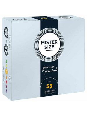 Mister Size - Pure Feel - 53 mm - 36 pack