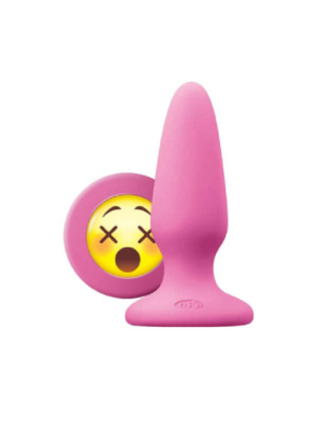 Moji's WTF Butt Plug Pink M - NS Novelties