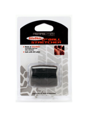 Perfect Fit Silaskin Ball Stretcher Black 2in