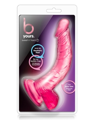 Realistic Curved Dildo B Yours Sweet N Hard 21.6 cm (Pink) - Blush