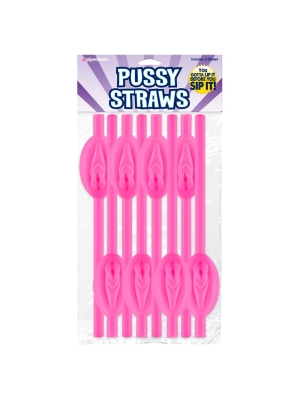 The Original Pussy Straws (8 Pack) - Pipedream