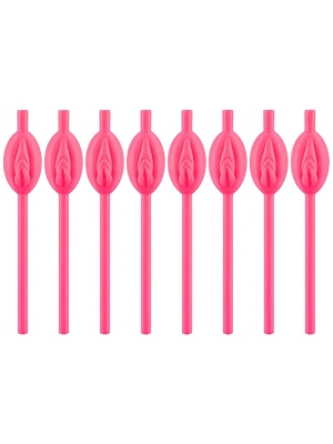 The Original Pussy Straws (8 Pack) - Pipedream