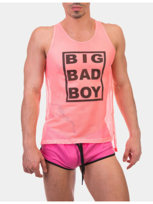 Neon Tank Top Big Bad Boy - Pink