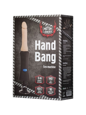 Handbang Sex Machine, Black, 44 cm