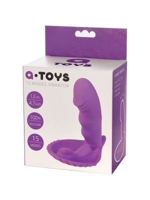 G-Point Wearable Silicone Vibrator 12 cm (Purple) - A-Toys