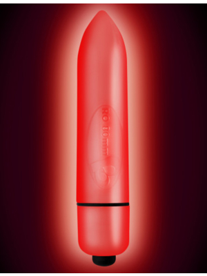 Neon Nights Quasar Red RO-80mm Small Vibrator - Rocks Off