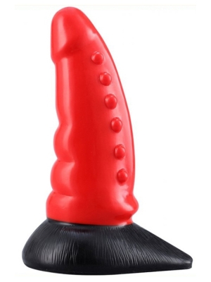 Monster Doty XXL Dildo 18 cm - Red - Unrealistic Penis