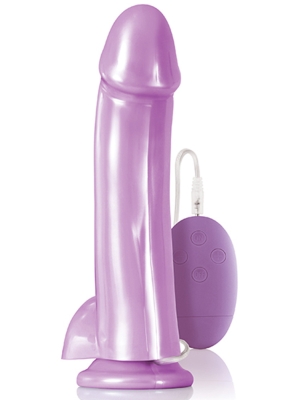 Lollies Sugardaddy Realistic Vibrator 20 cm (Purple) - NS Novelties