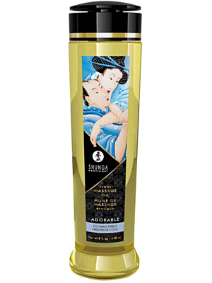 Shunga Erotic Massage Sexual Gel 240 ml - Coconut Thrills Organic Sensual Oil