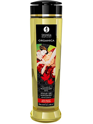 Shunga Erotic Massage Sexual Gel 240 ml - Maple Delight Organic Sensual Oil