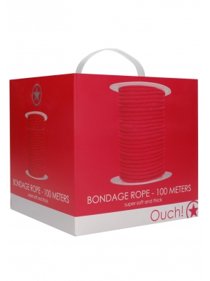 Bondage Rope 100 Meters - Red