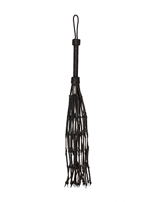 Leather Saddle With Barbed Wire Flogger - Whip