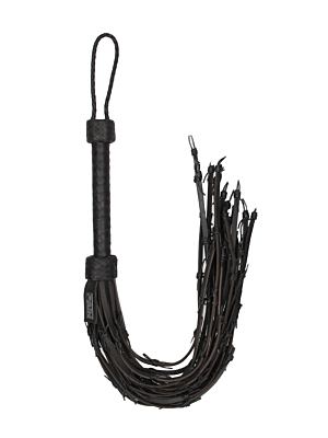 Leather Saddle With Barbed Wire Flogger