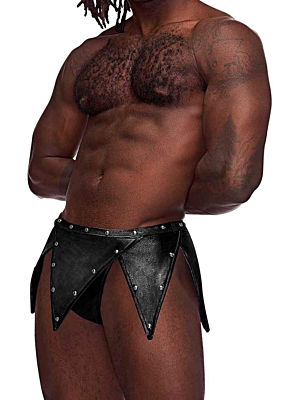 Male Power - Gladiator Kilt Design with an Attached Thong 